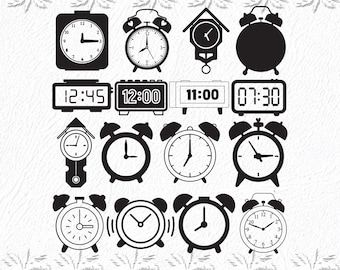 Alarm clock svg, Alarm svg, Clock svg, time, hour, SVG, ai, pdf, eps, svg, dxf, png