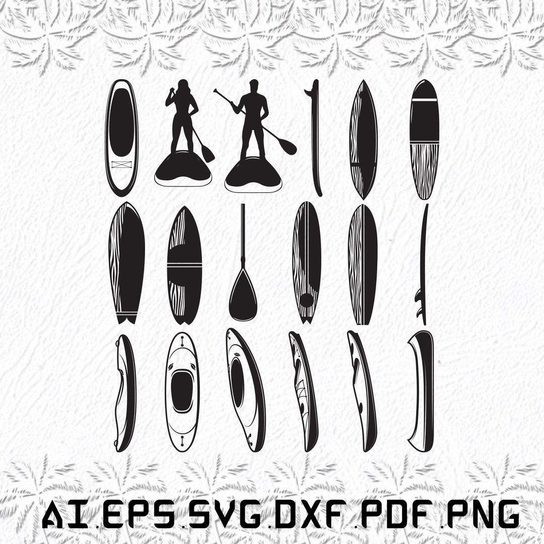 Paddle Board Svg, Paddle Boards Svg, Paddle Svg, Boards, Board, SVG, Ai