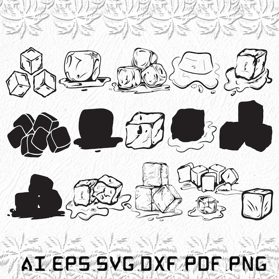 Ice Cube Svg Ice Cubes Svg Ice Svg Cube Snow SVG Ai Etsy Hong Kong