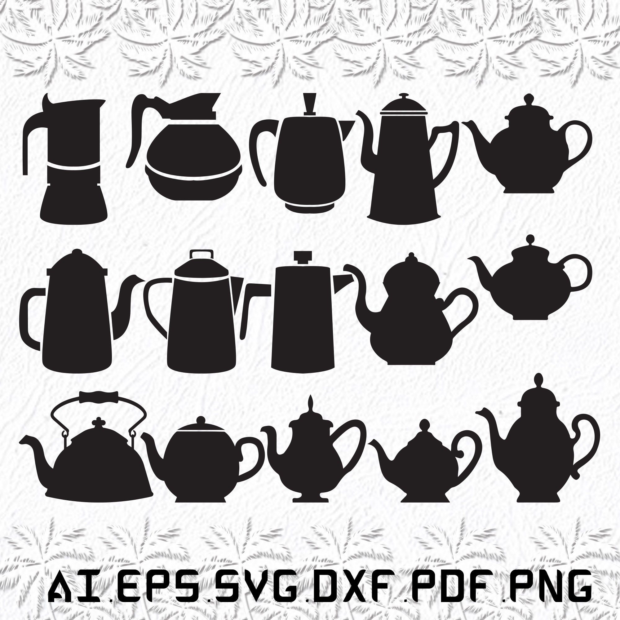 Coffee Pot Svg Coffee Pots Svg Latte Svg Drink Pot SVG Etsy Australia