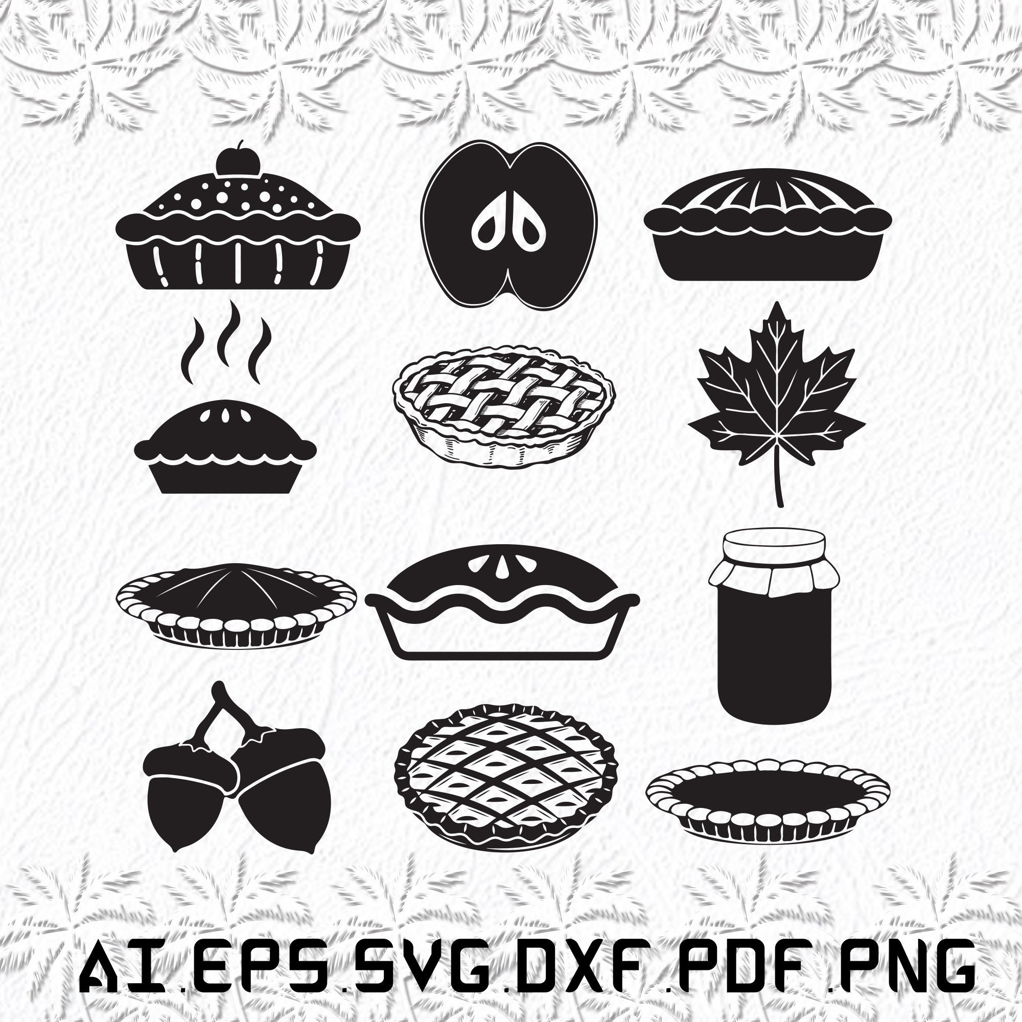 Apple Pies Svg Apple Pie Svg Fruit Svg Apple Apple SVG Etsy Canada