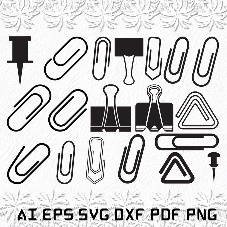 Binder Clip Svg Binder Clips Svg Binder Svg Clips Clip Etsy