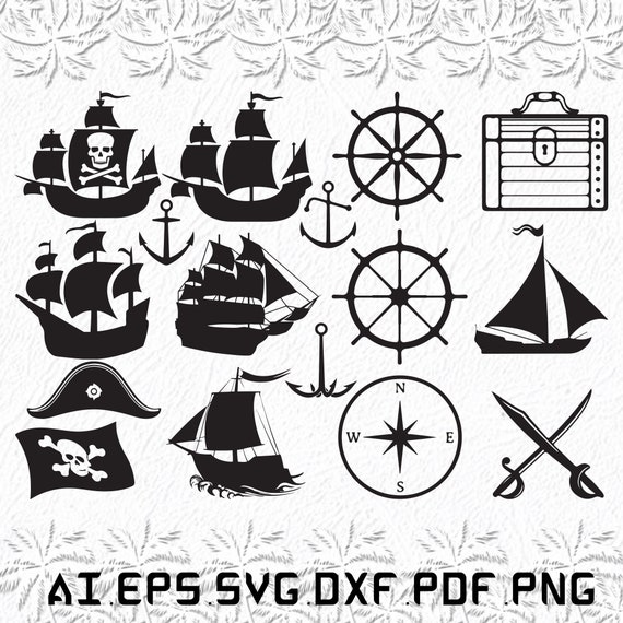 Pirate Ship Svg Pirate Ships Svg Pirate Svg Ship Ships - Etsy