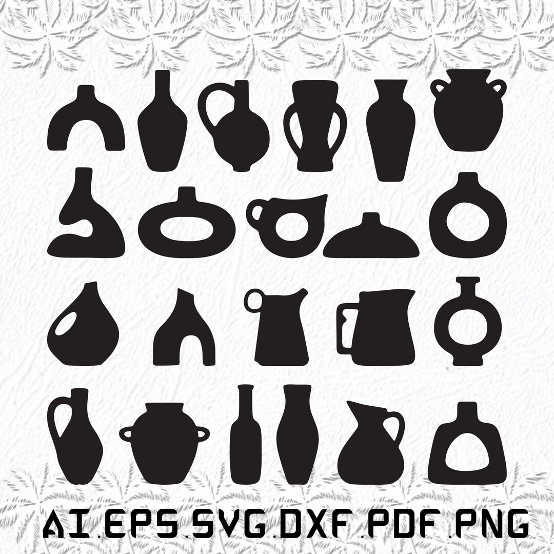 Vase Svg, Vases Svg, Love Svg, Hand, Cute, SVG, Ai, Pdf, Eps, Svg, Dxf, Png Etsy