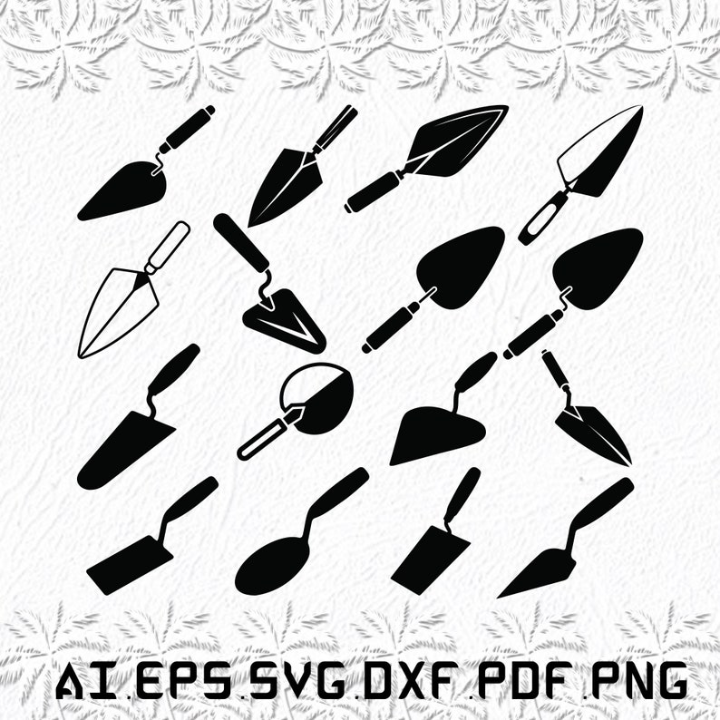 Trowel Svg Trowels Svg Love Svg Hand Car SVG Ai Pdf Etsy Australia