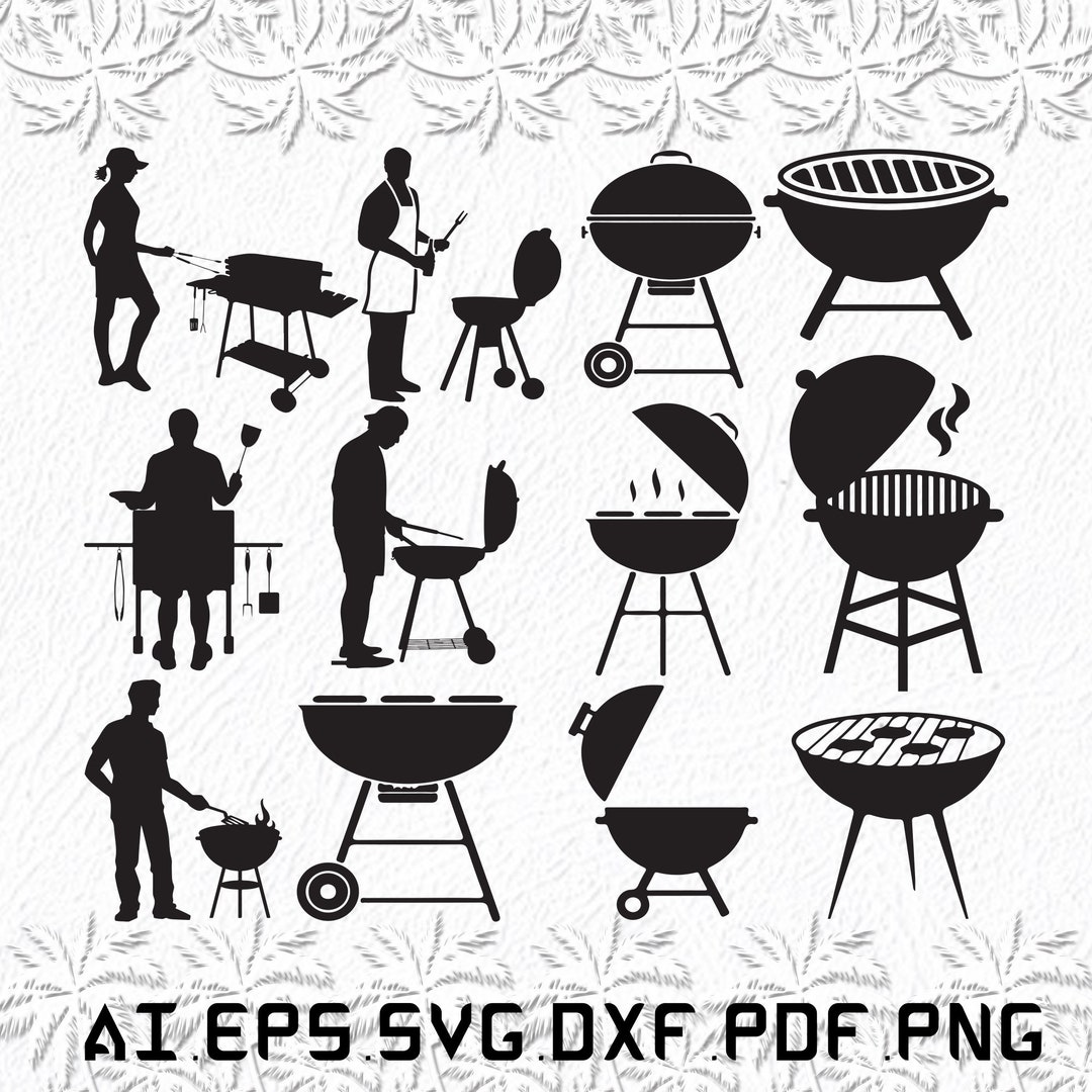 Grilling Svg, Grillings Svg, Bbq Svg, Grill, Food, SVG, Ai, Pdf, Eps, Svg, Dxf, Png Etsy