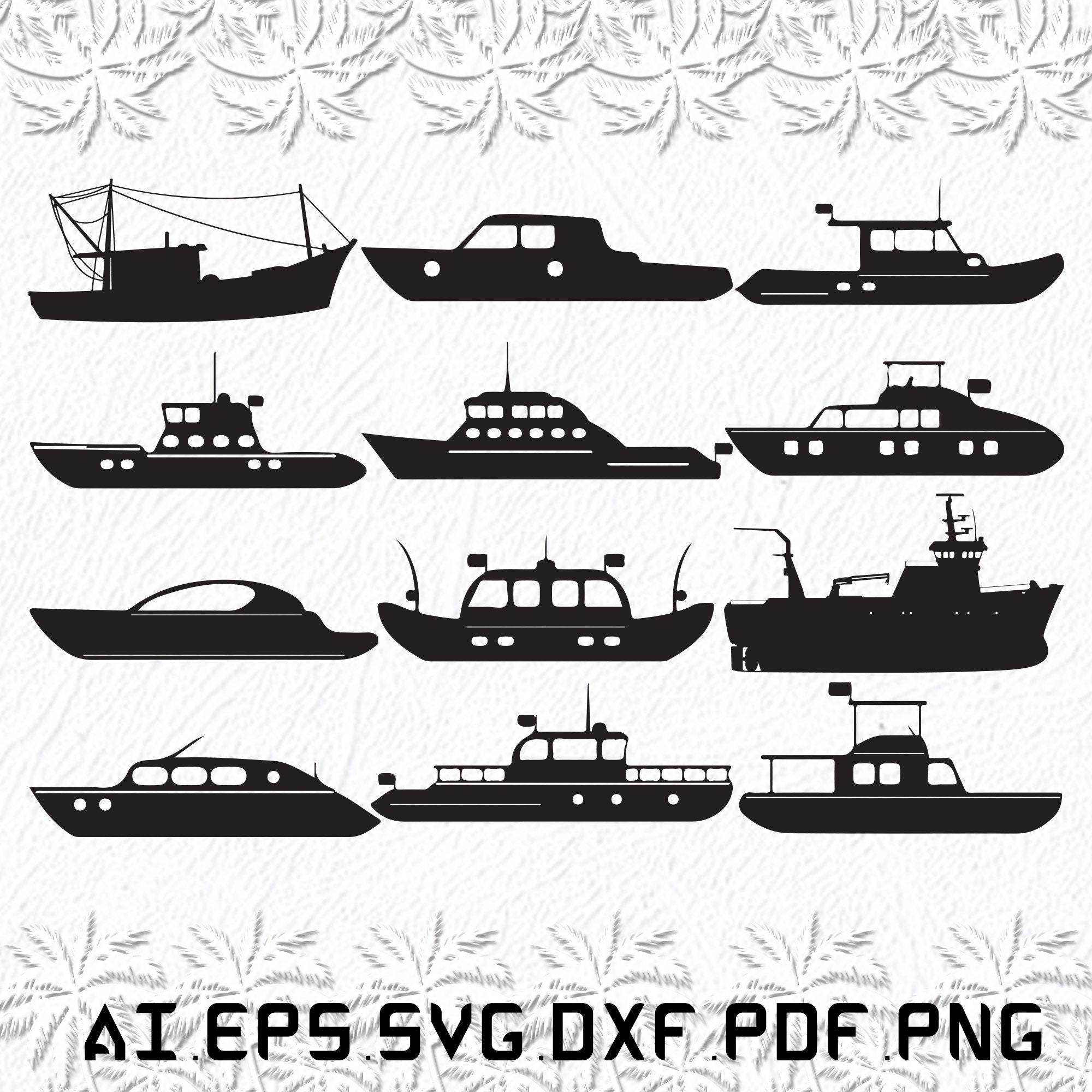 Fishing Boat Svg Fishing Boats Svg Fishing Svg Boat Ship Etsy UK