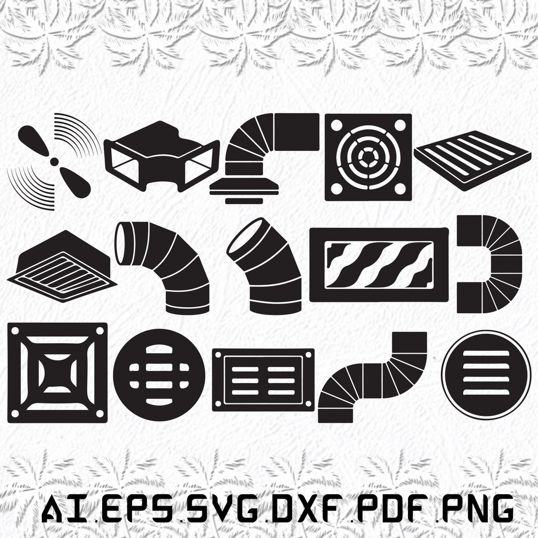 Air Duct Svg, Air Ducts Svg, Air Svg, Tree, Duct, SVG, Ai, Pdf, Eps ...