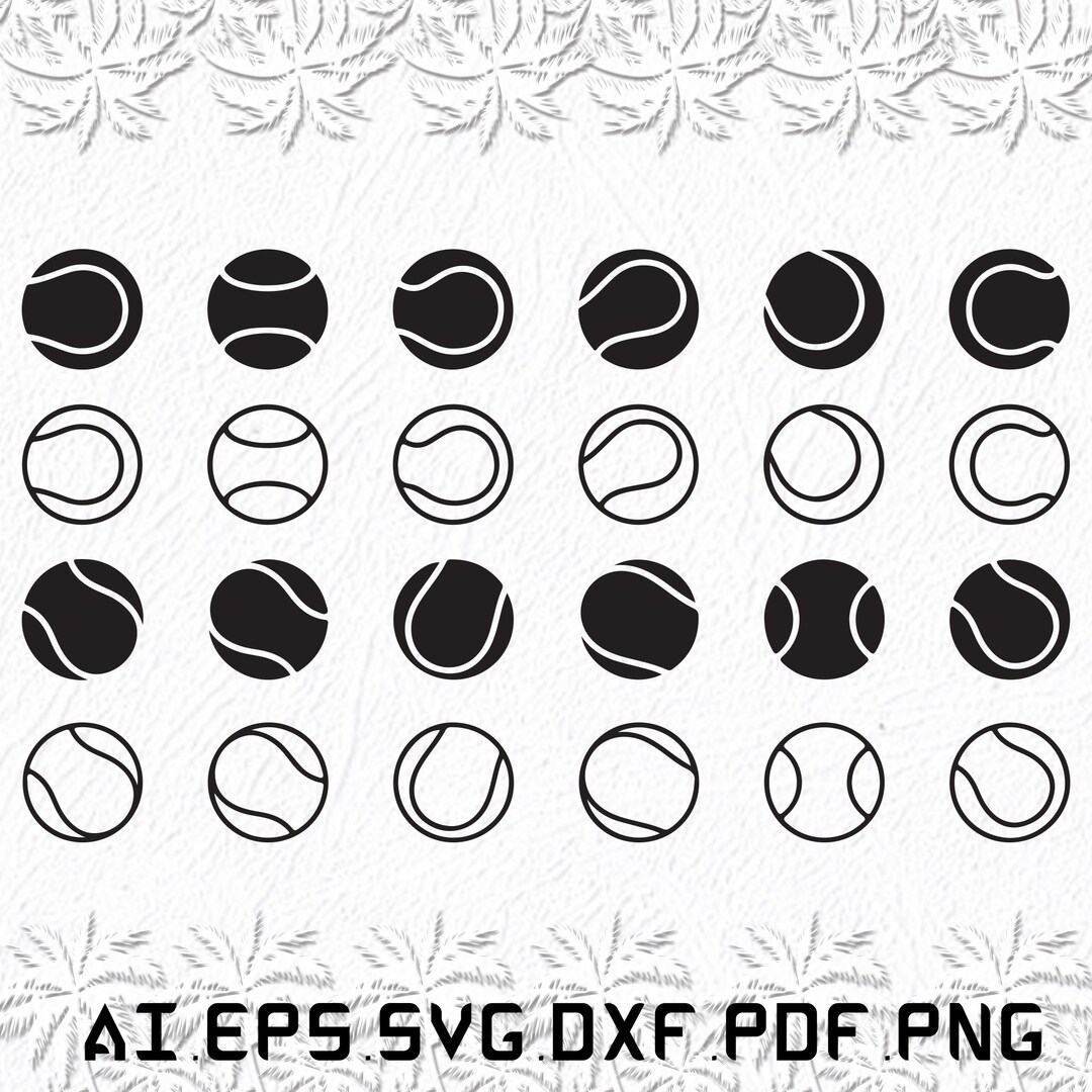 Tennis Ball Svg, Tennis Balls Svg, Love Svg, Tennis, Ball, SVG, Ai, Pdf