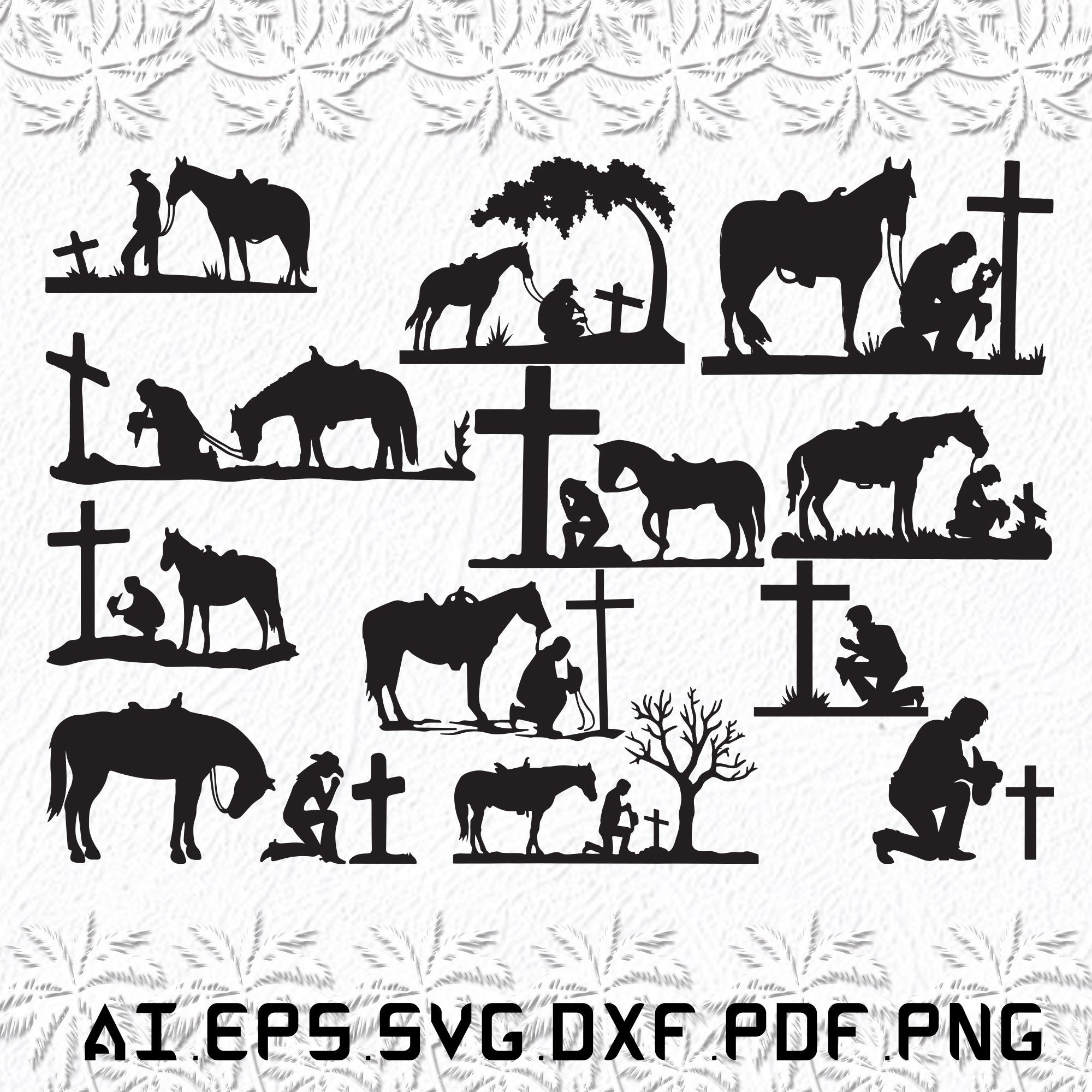 Design PNG E SVG De RanchFarmDecor-Cowboy E Cavalos - 25 Para