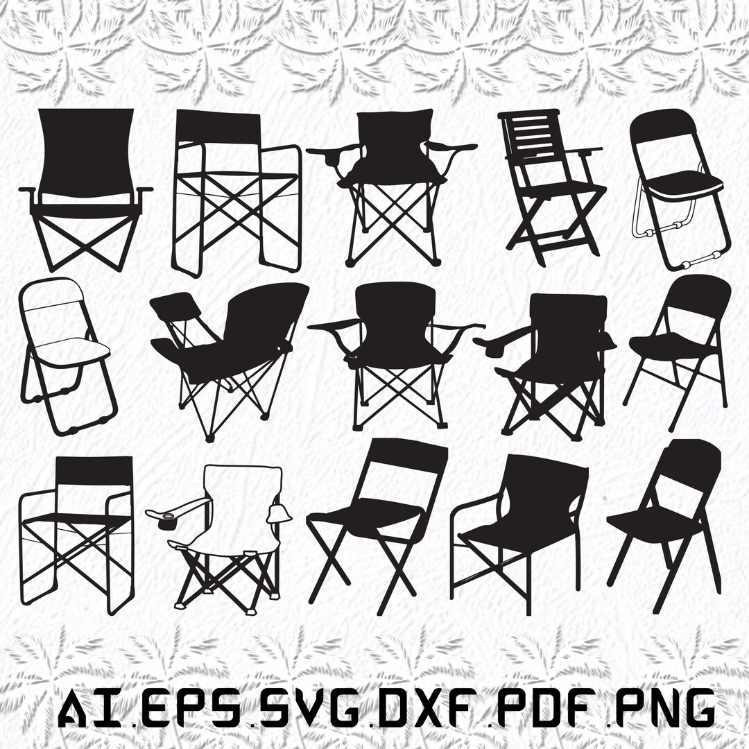Camping Chair Svg, Camping Chairs Svg, Camping Svg, Chair, Chairs, SVG