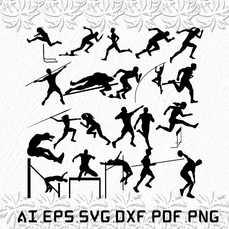 Track and Field Svg Track Svg Field Svg Running Sports - Etsy