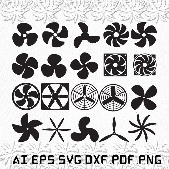 Fan Blade Svg Fan Blades Svg Fan Svg Blade Fans SVG Ai Etsy Finland