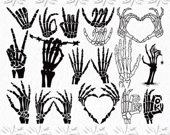 Skeleton hand svg, Hand signs svg, Love sign svg, Skeleton, Sign, SVG, ai, pdf, eps, svg, dxf, png