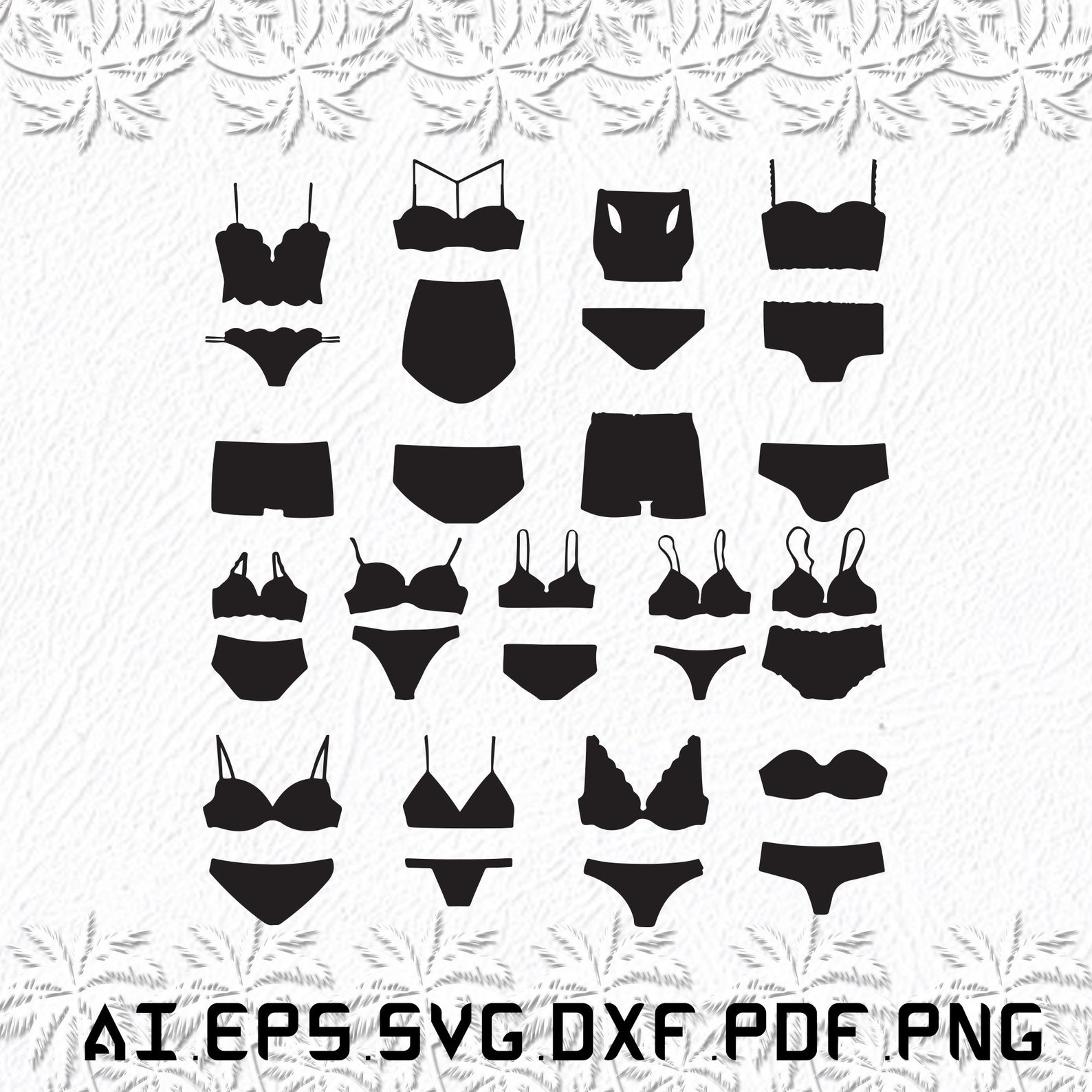 Bra & Panty Svg, Bra Pantys Svg, Bra Svg, Panty, Sports, SVG, Ai, Pdf