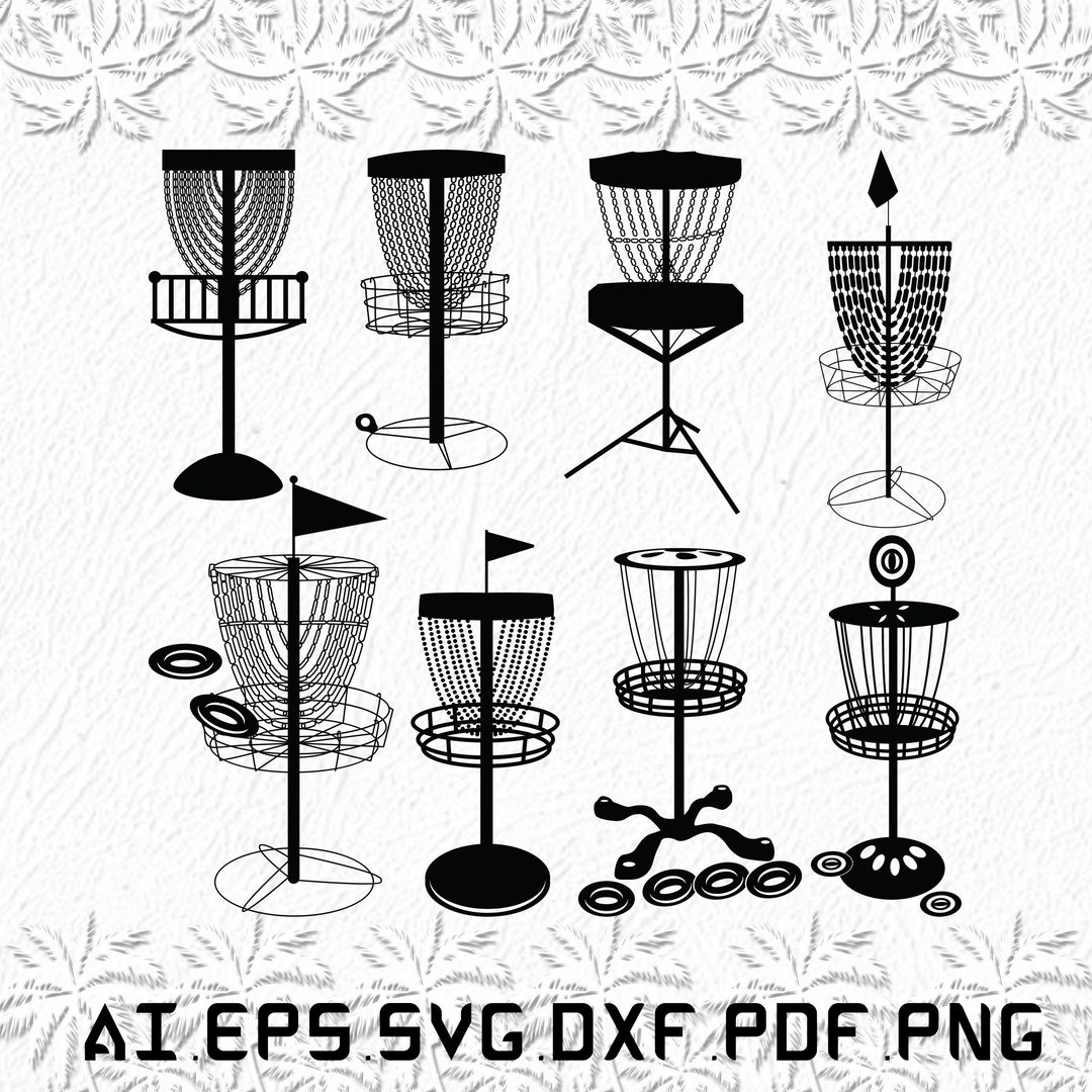 Disc Golf Discs Svg, Disc Golf Svg, Discs Svg, Disc, Golf, SVG, Ai, Pdf