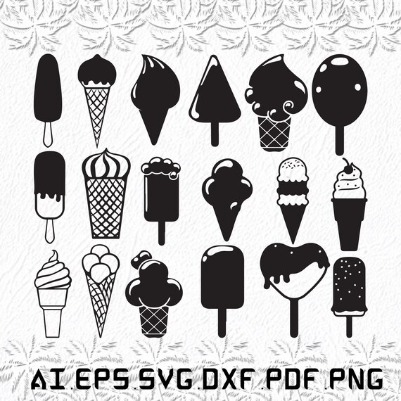 Ice Cream Svg Ice Creams Svg Ice Svg Cream Cool SVG Ai - Etsy