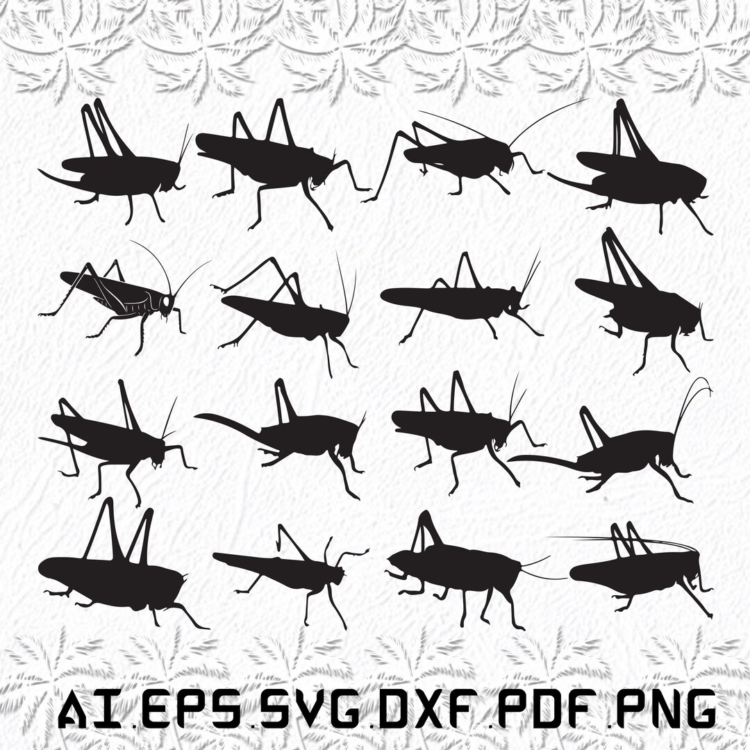 Locust Grasshopper Svg, Locust Grasshoppers Svg, Locust Svg ...