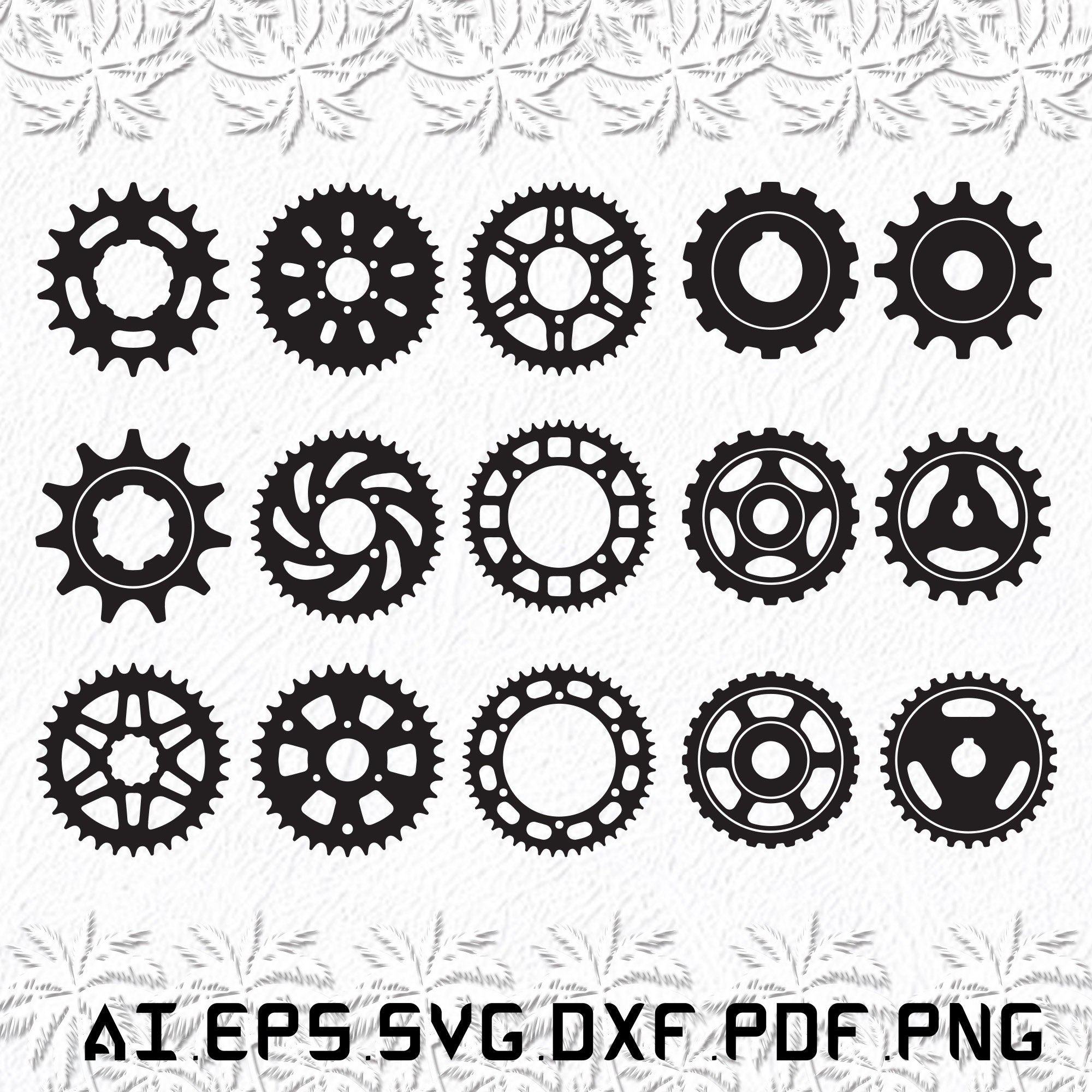Sprocket Wheels Svg Sprocket Wheel Svg Sprocket Svg Wheels Etsy UK