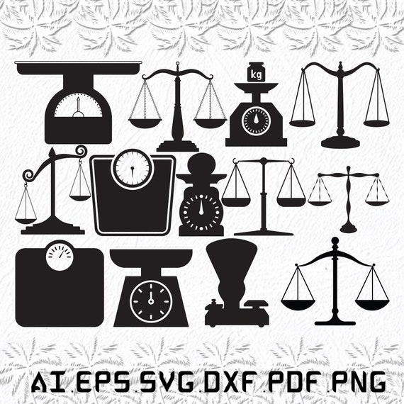 Weight Scale Svg Weight Scales Svg Scales Svg Scale Etsy
