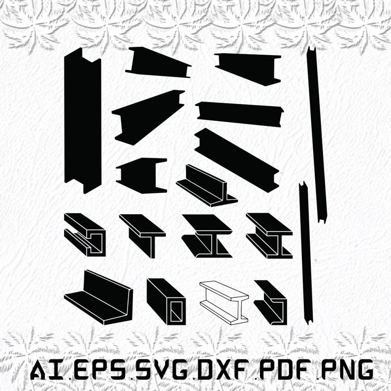 Steel Beam Svg Steel Beams Svg Love Svg Steel Beam SVG Etsy