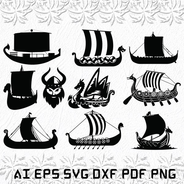 Vikings Boat svg, Vikings Boats svg, Love svg, Vikings, Boat, SVG, ai, pdf, eps, svg, dxf, png
