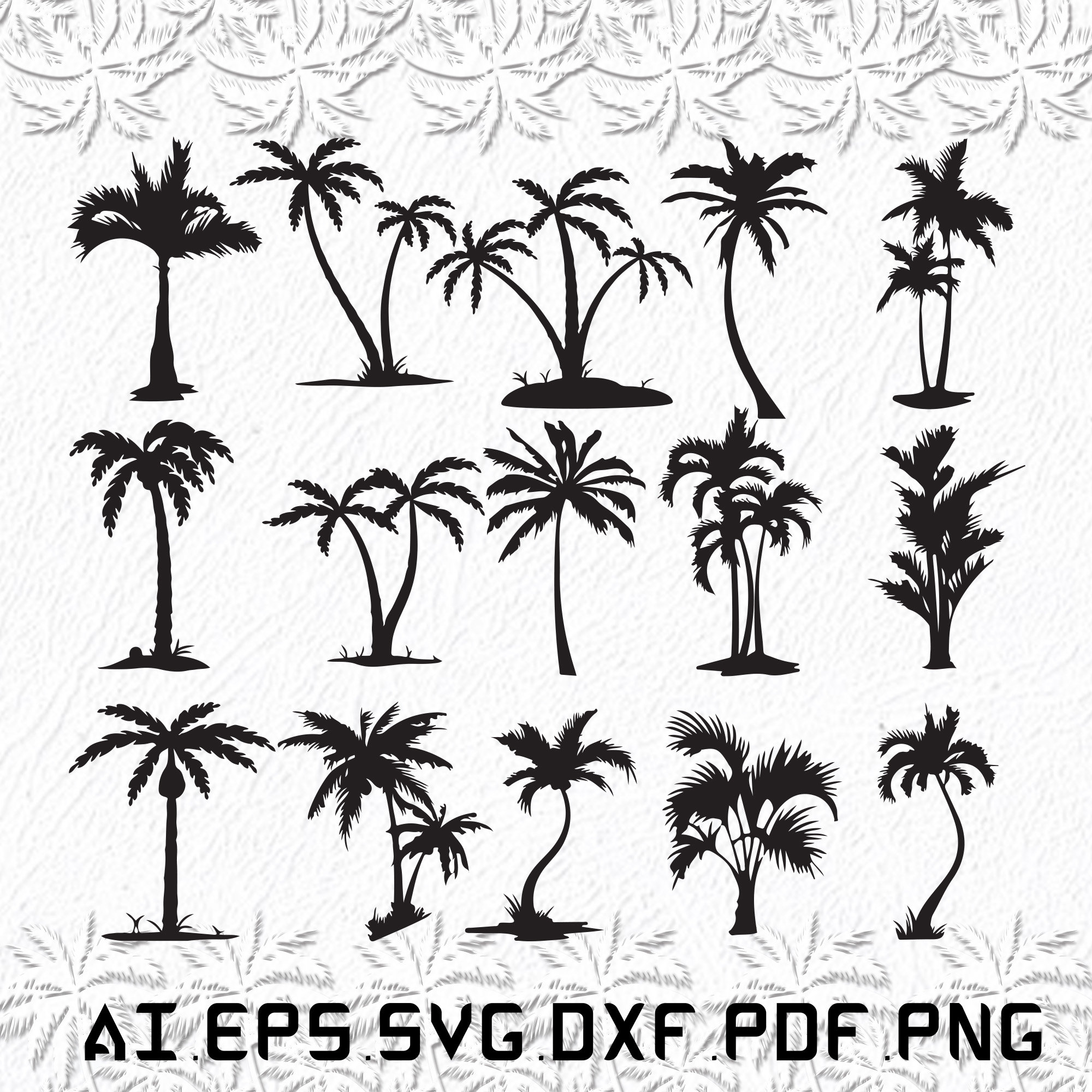 Palm Tree Svg Palm Trees Svg Palm Svg Tree Trees SVG Ai Etsy Finland