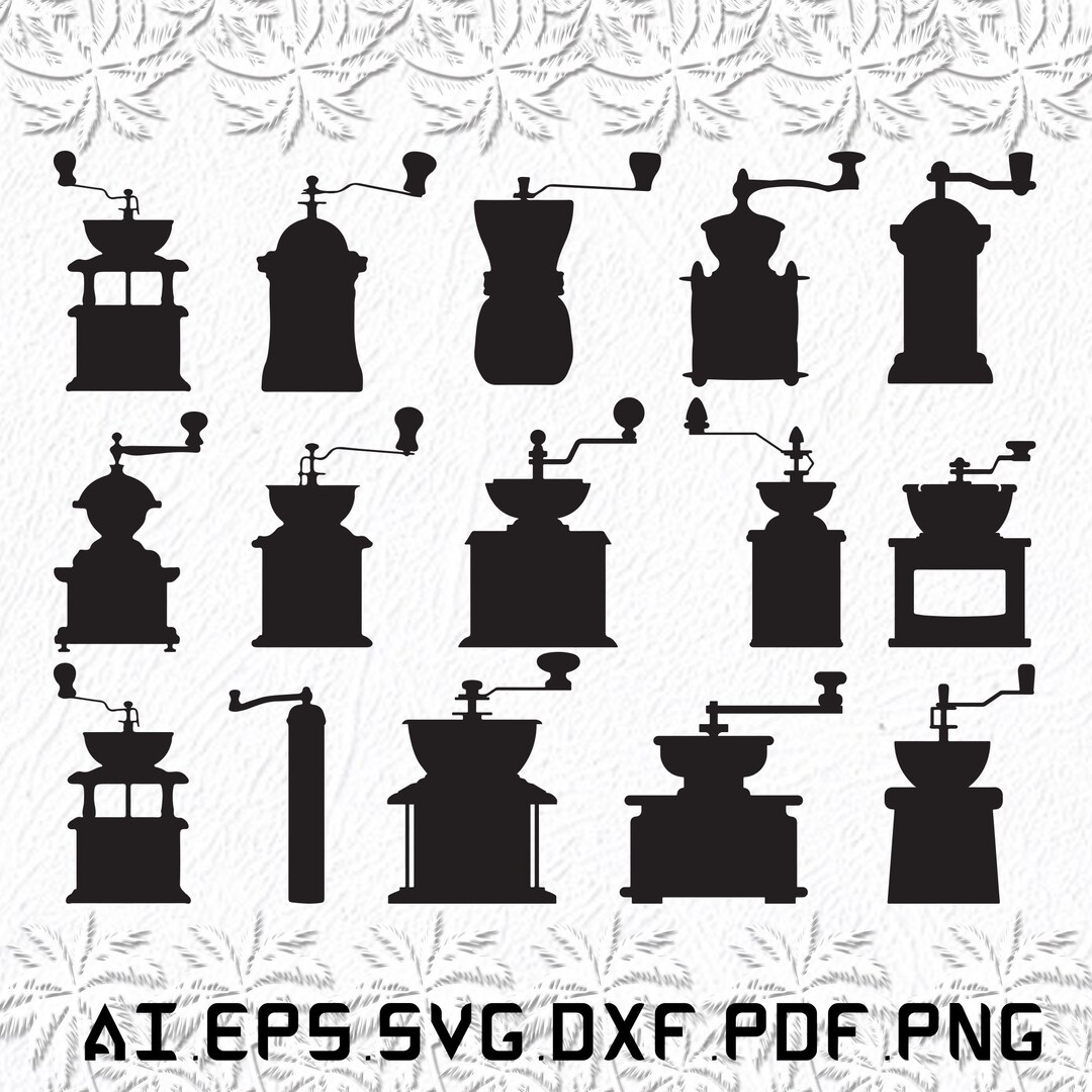 Coffee Grinder Svg, Coffee Grinders Svg, Coffee Svg, Grinder, Cafe, SVG