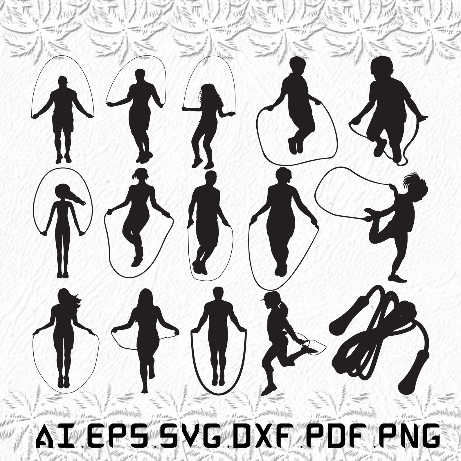 Jumping Rope Svg Jumping Svg Jumpings Svg Rope Jump SVG Etsy