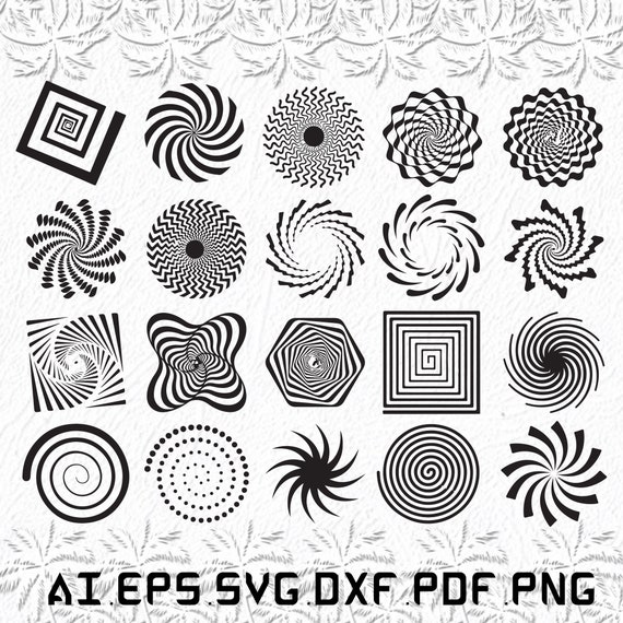 Swirl Svg Swirls Svg Black Svg Cool Pink SVG Ai Pdf - Etsy