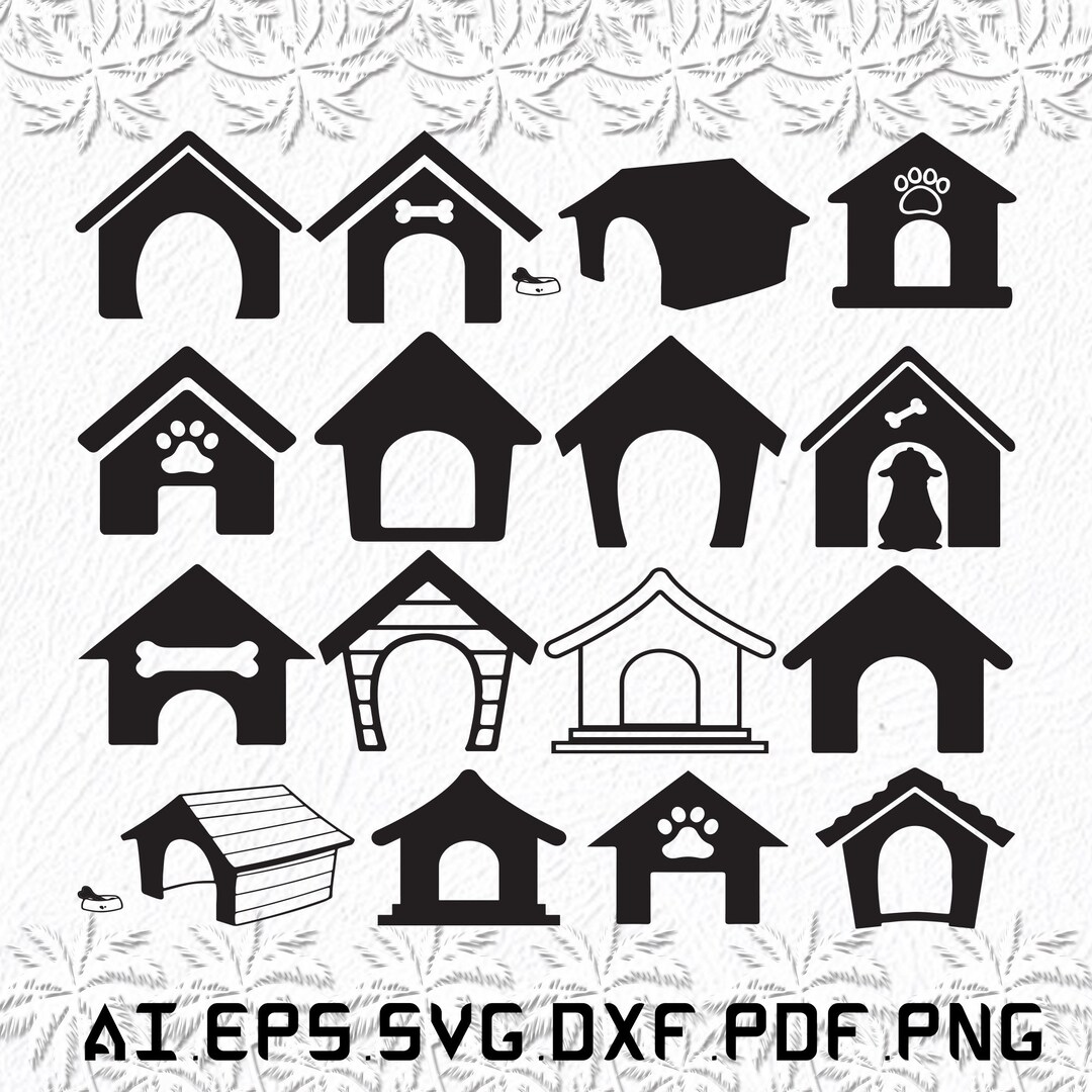 Dog House Svg, Dog Svg, House Svg, Pet, Animal, SVG, Ai, Pdf, Eps, Svg