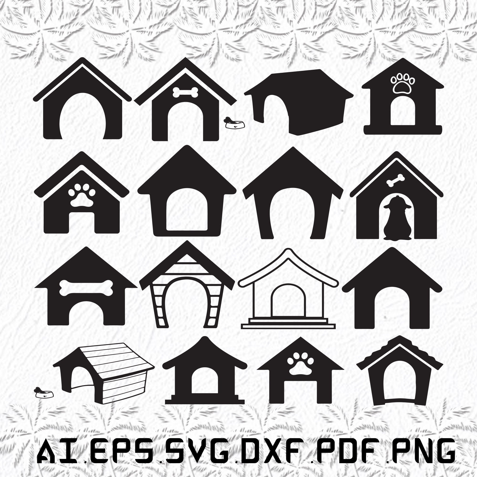 Dog House Svg Dog Svg House Svg Pet Animal SVG Ai Pdf Etsy Australia