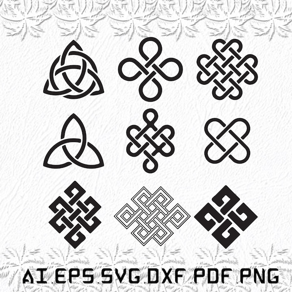 Eternity Knot Symbol svg, Gardener svg, Eternity, Knot, Symbol, SVG, ai, pdf, eps, svg, dxf, png