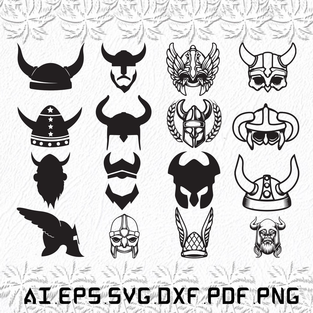 Viking Helmet Svg, Viking Helmets Svg, Love Svg, Viking, Helmet, SVG