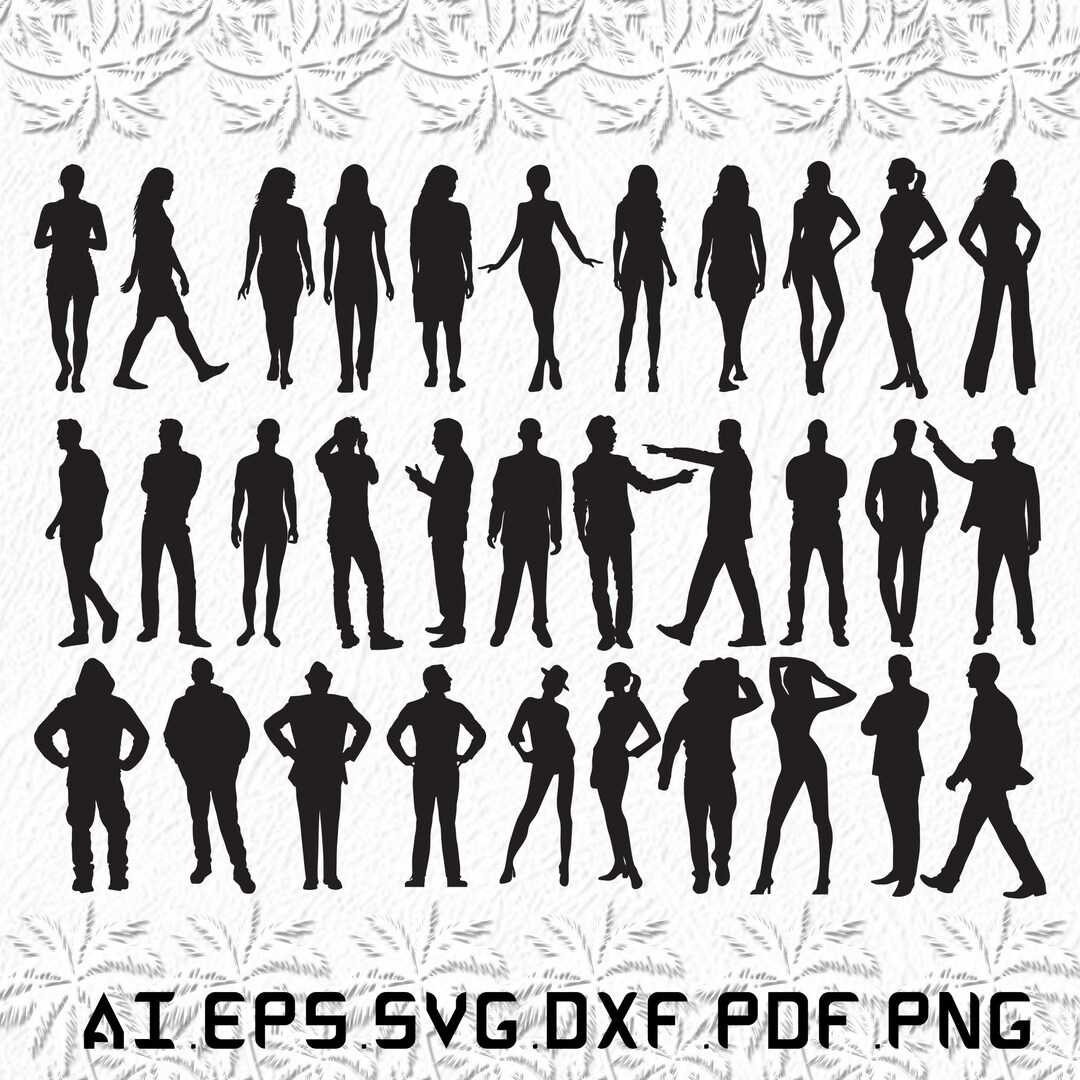 Humanscale Svg People Svg Man Svg Woman Svg Boy Girl SVG Ai Pdf Eps - Etsy Canada