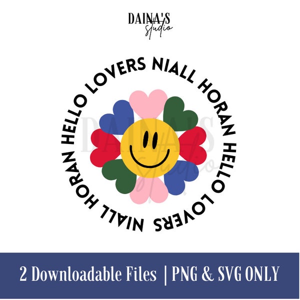 Digital File - Niall Horan Hello Lovers | The Voice |- SVG,PNG & JPG