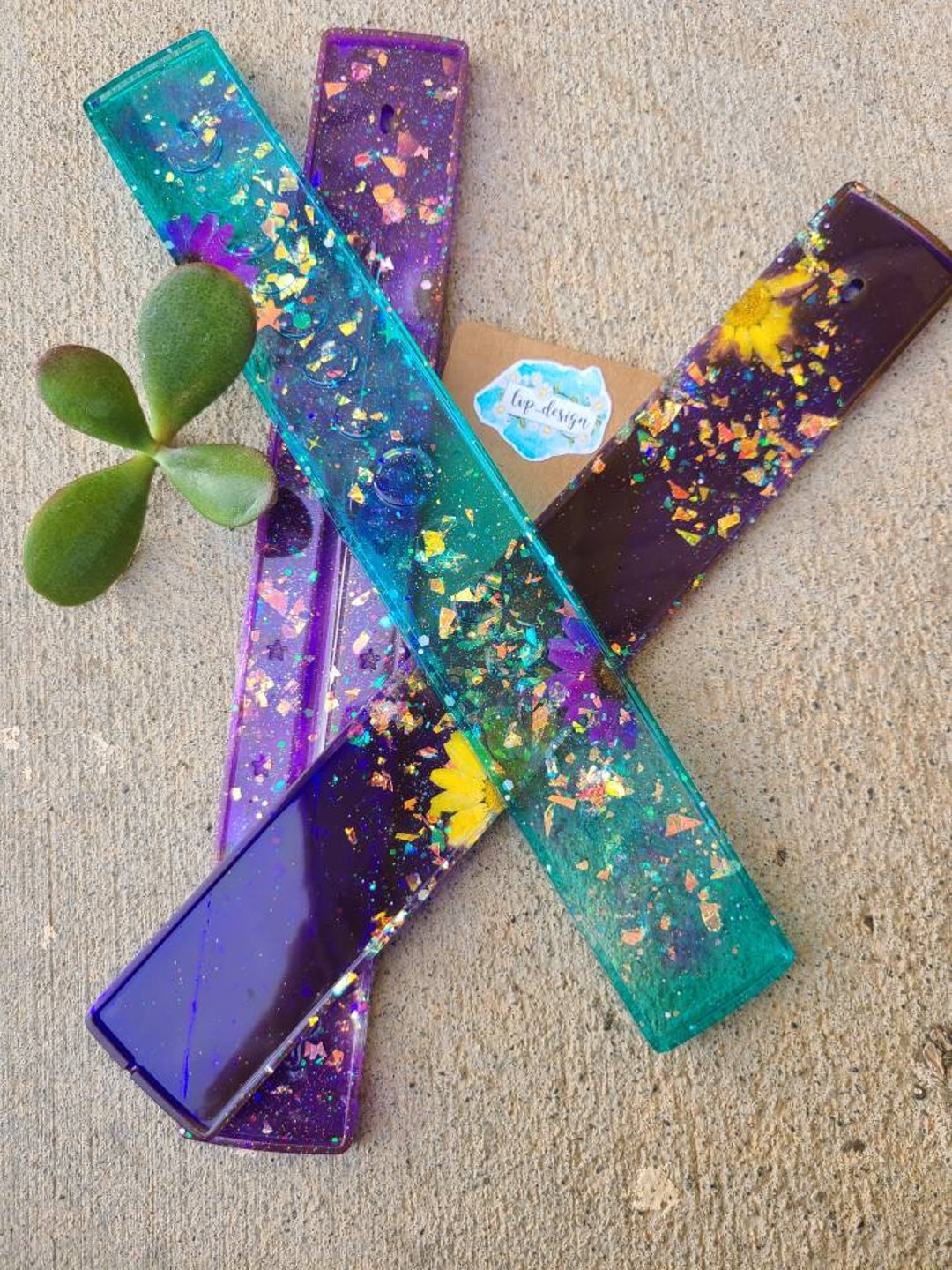 Rad Resin Incense Holders Etsy