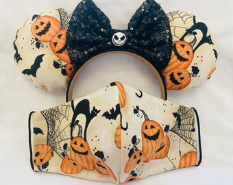 Halloween Ears with a matching mask. Can be bought separately.