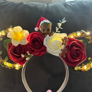 Christmas Ears (Optional: Black or White Headbands)
