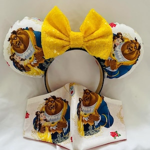 Ears and optional matching mask