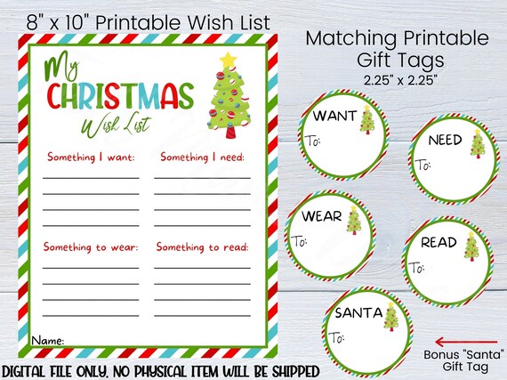 Secret Santa Wish List Ideas