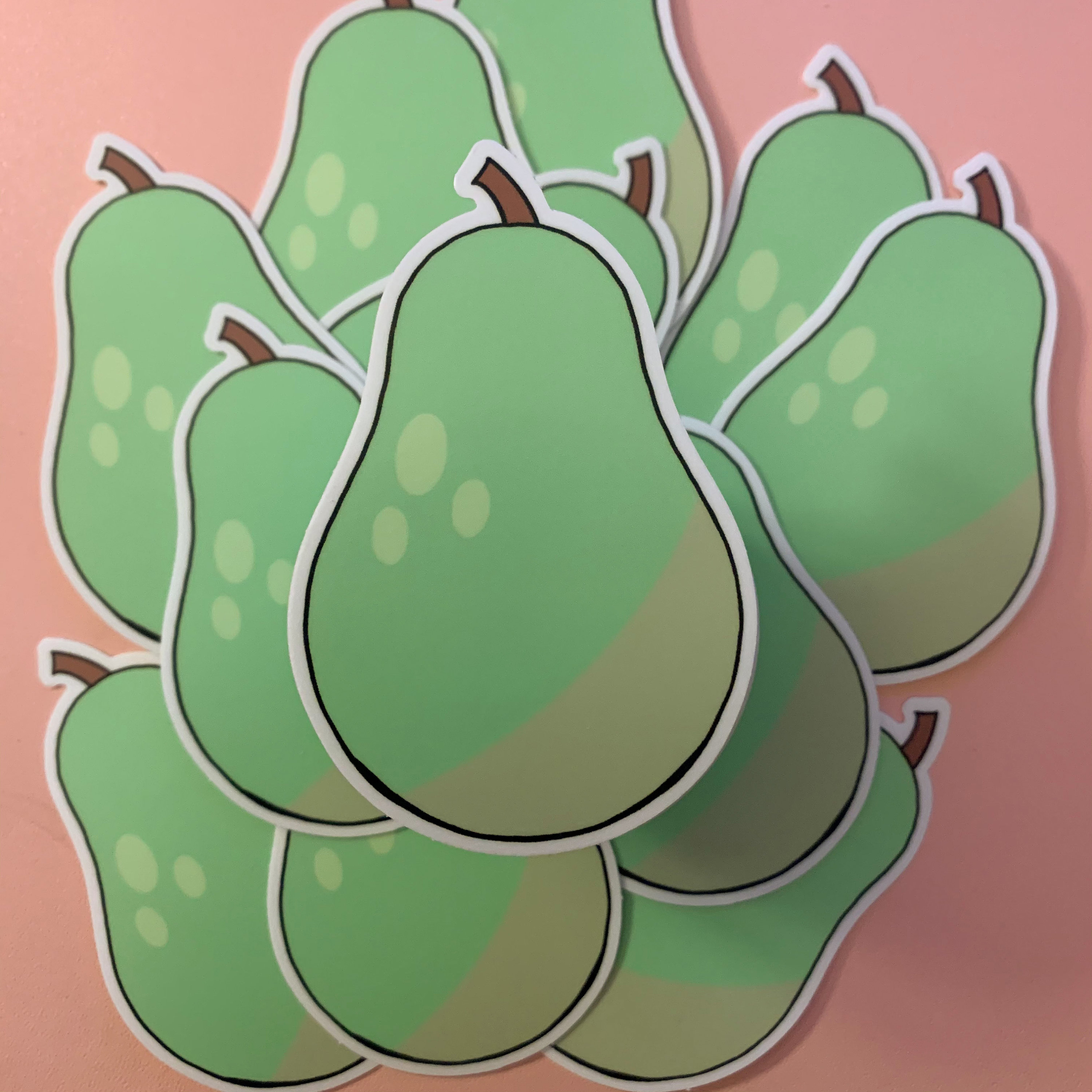 Pear Sticker Etsy