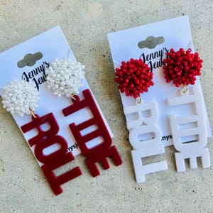 Alabama Roll Tide Game Day Boutique Lightweight Earrings