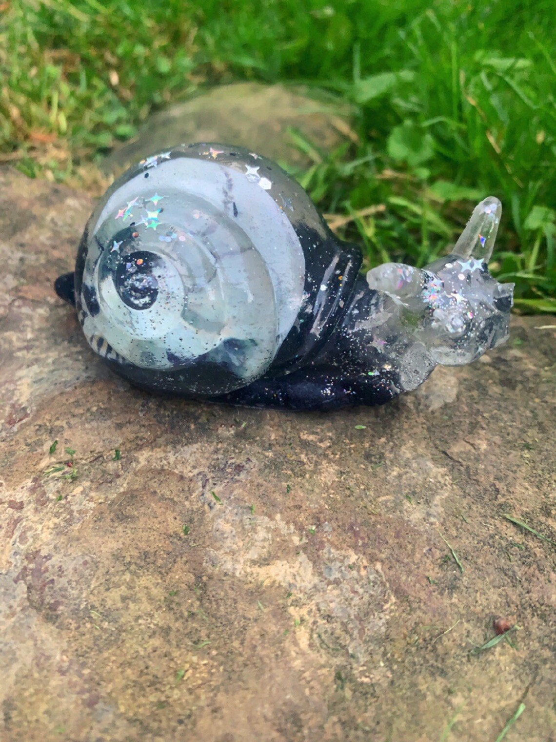 Goth Snail Snail Decor Garden Decor Resin Snail 3D Snail Etsy