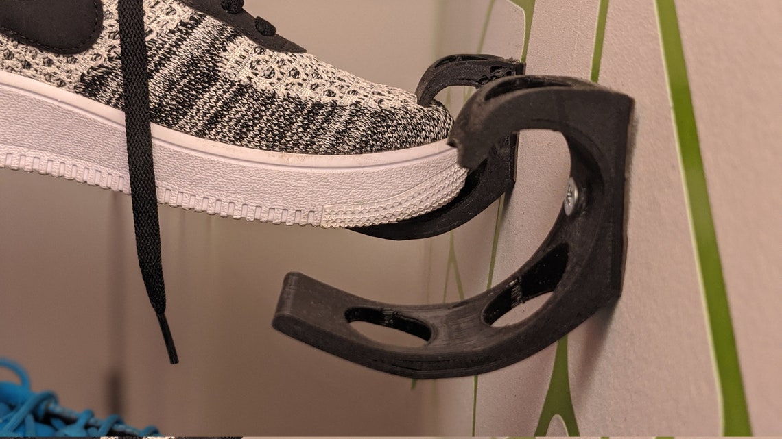 Wall Mounted Shoe Holders 2 Pack Etsy