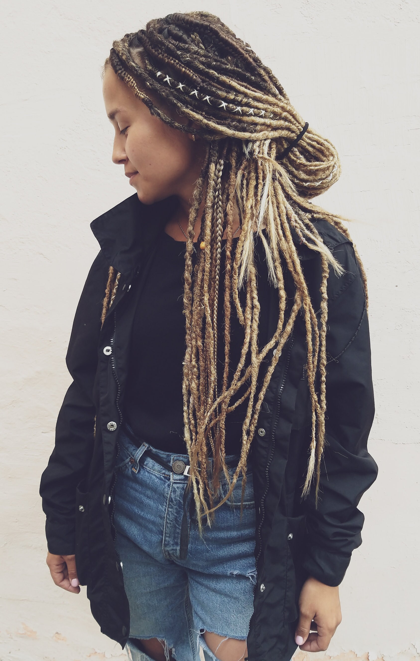 Synthetic Dreads Custom DE SE Ombre Dark Brown to Blonde Etsy Australia