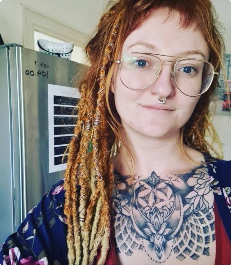 Synthetic Dreadlocks Foxy Copper Textured Ombre Ginger to Etsy