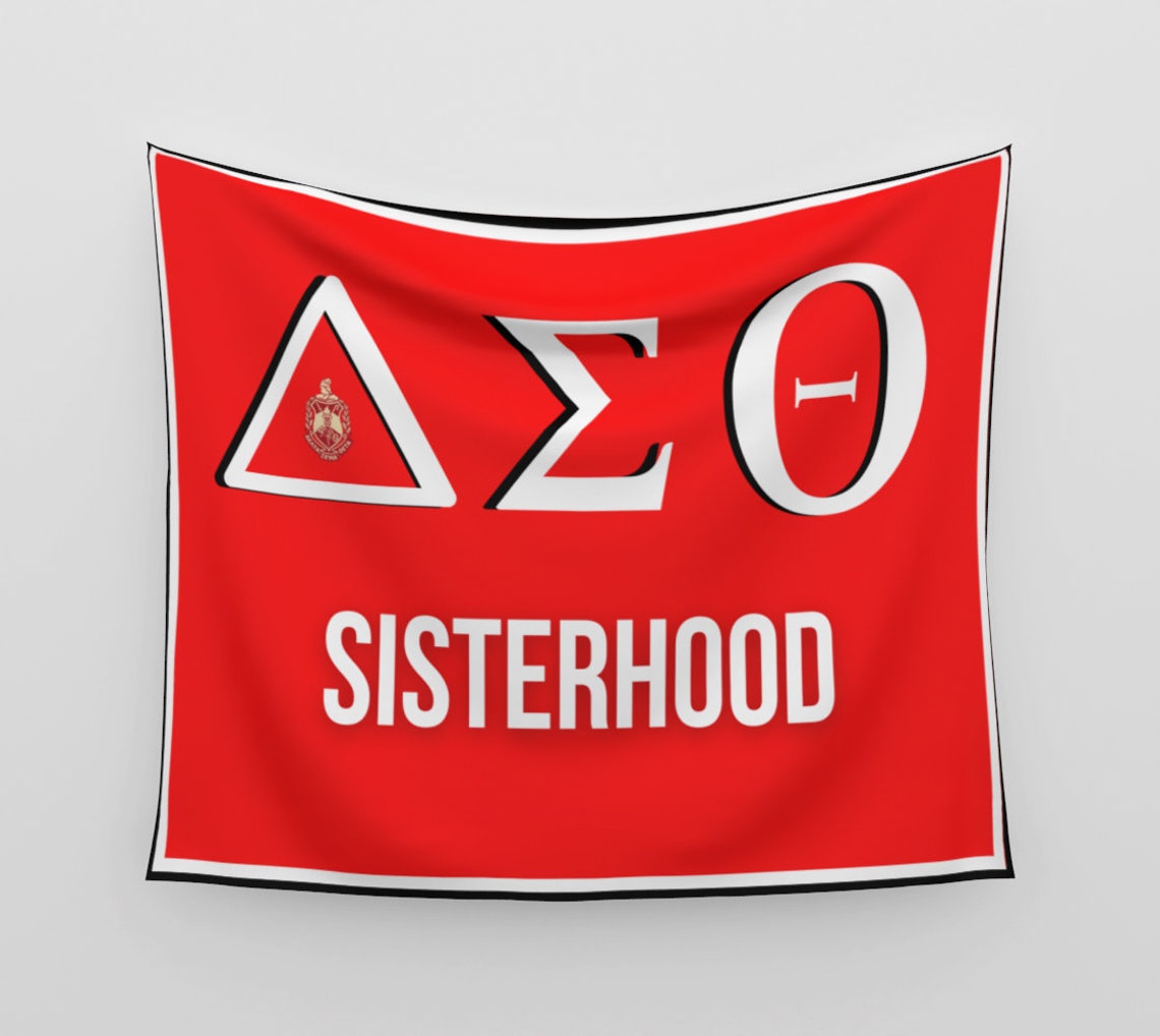 The Delta Sigma Theta Wall Tapestry Etsy
