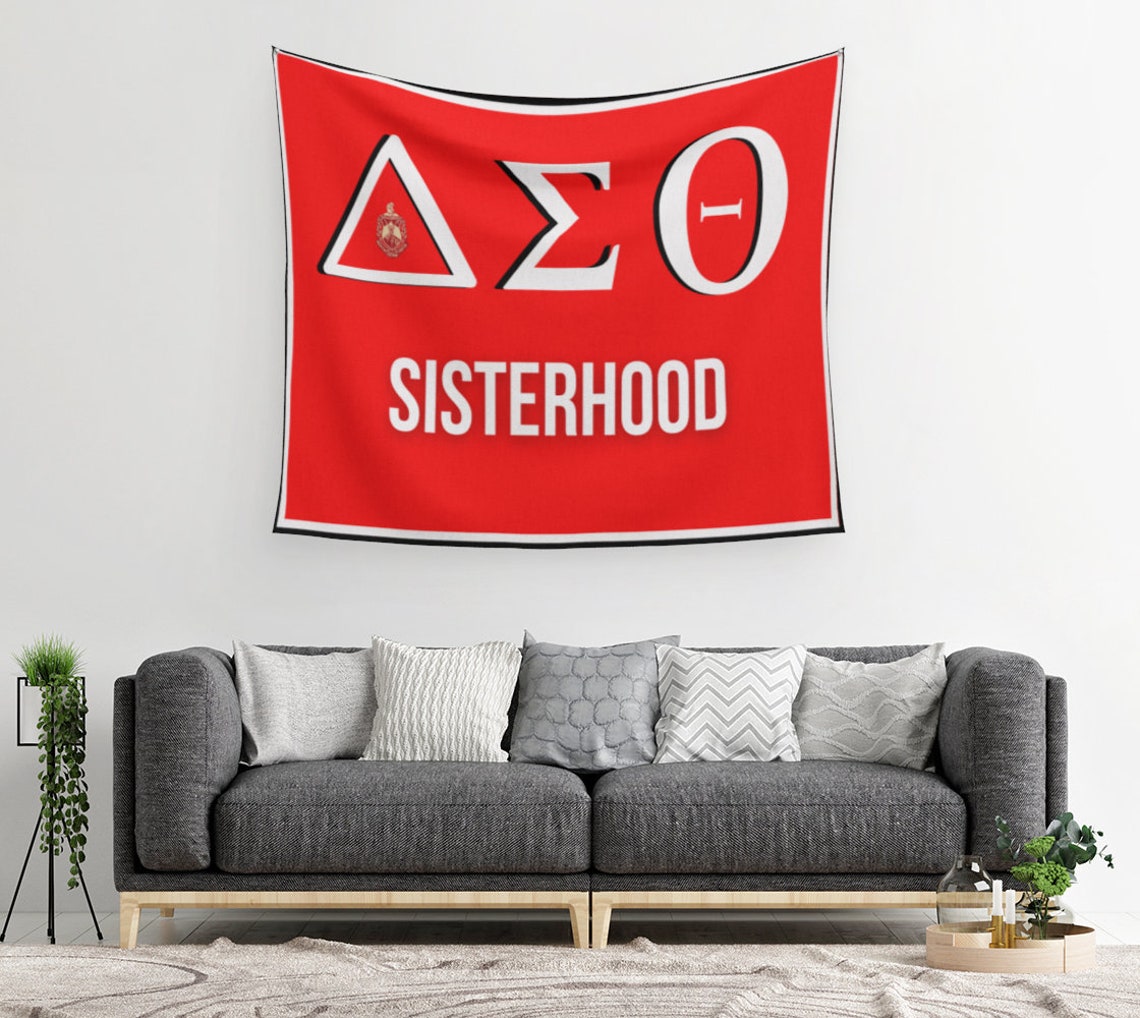 The Delta Sigma Theta Wall Tapestry Etsy