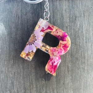 Handmade Resin Flower Keychains